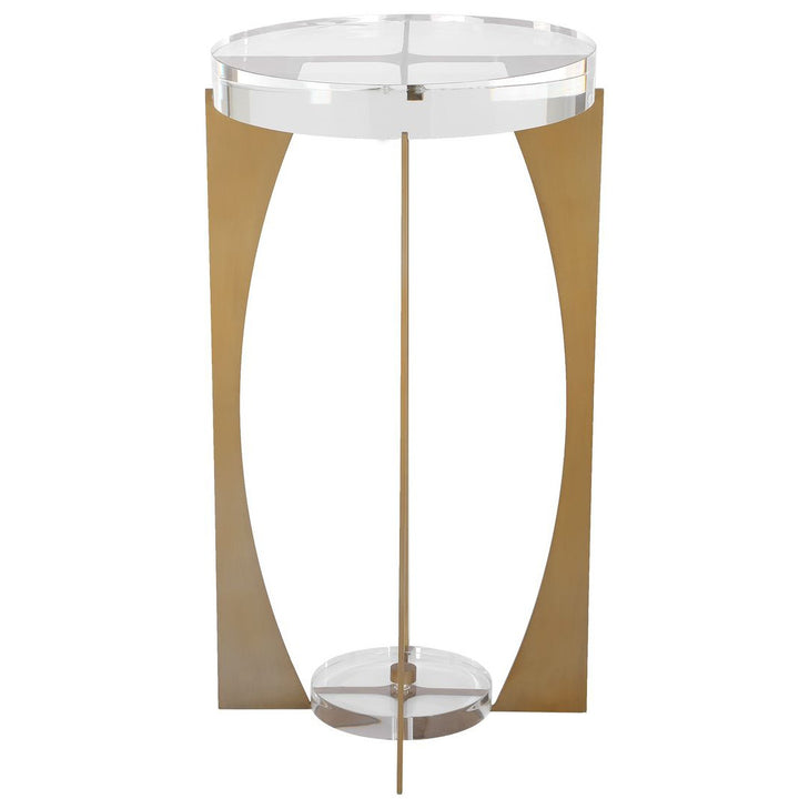 Kolkata Accent Table - Brass