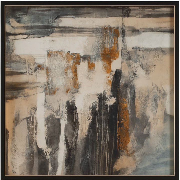 Landslide Framed Abstract Print