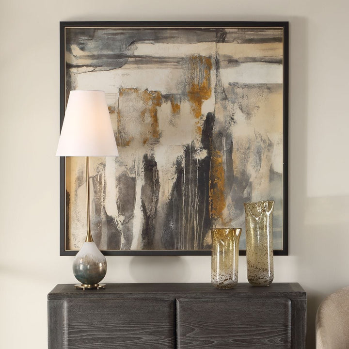 Landslide Framed Abstract Print