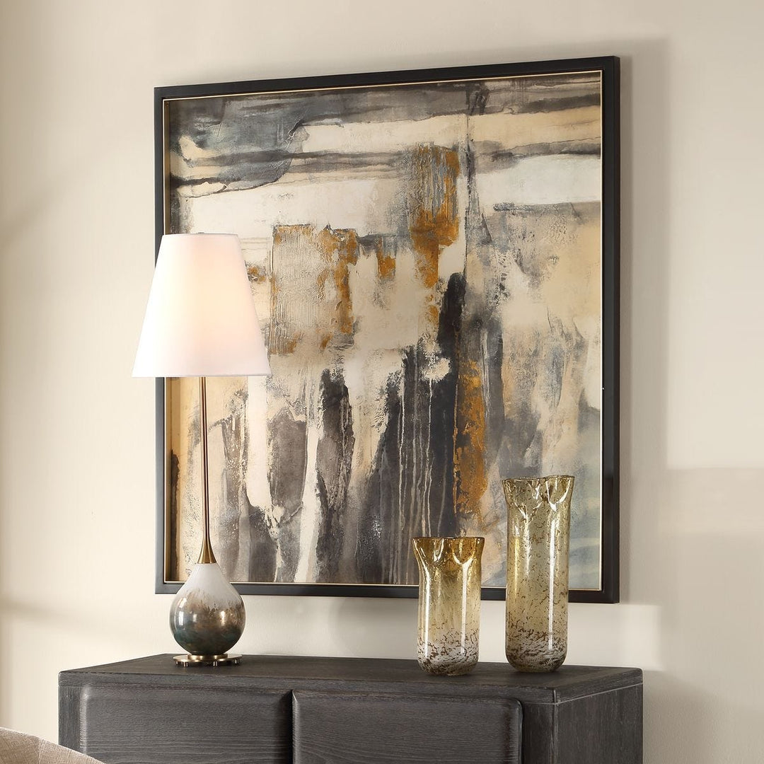 Landslide Framed Abstract Print