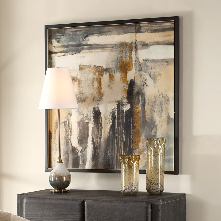 Landslide Framed Abstract Print