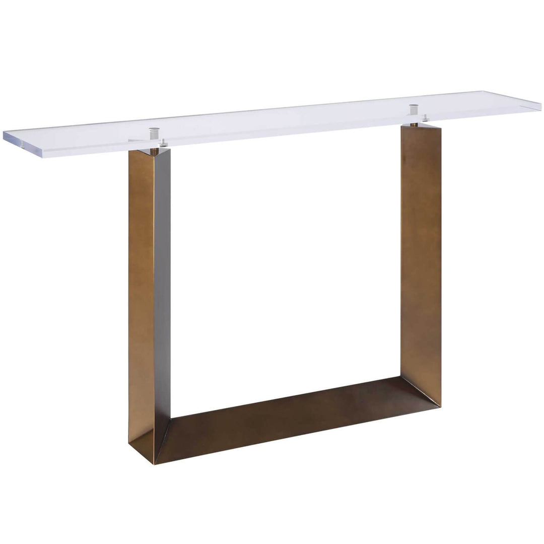 McElroy Modern Bronze Console Table