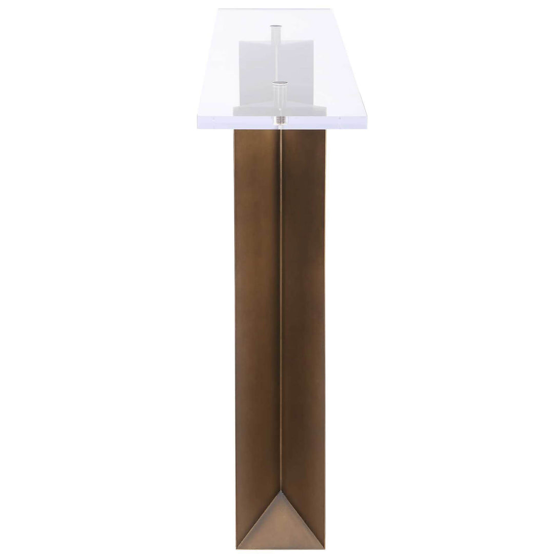 McElroy Modern Bronze Console Table