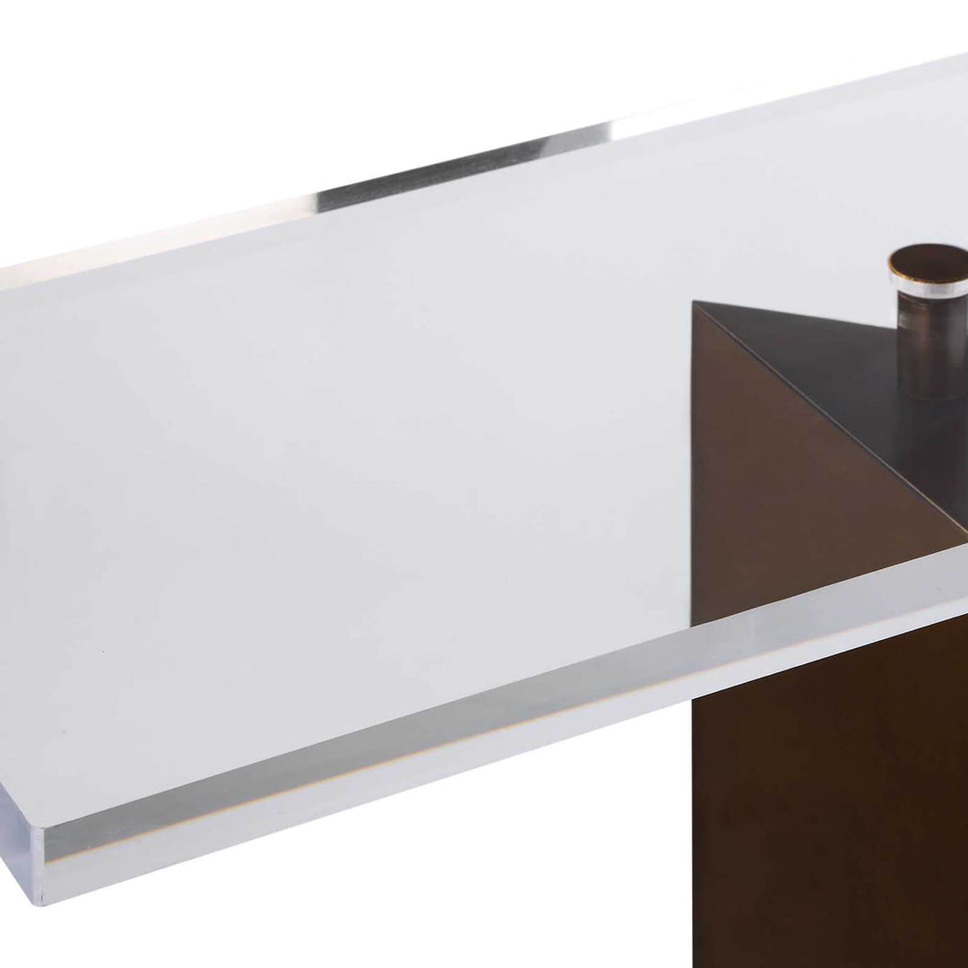 McElroy Modern Bronze Console Table