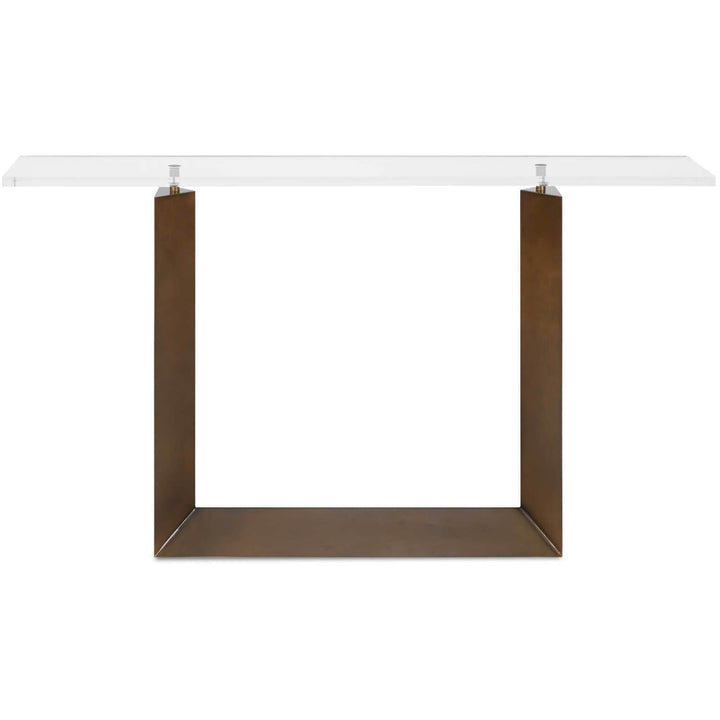McElroy Modern Bronze Console Table