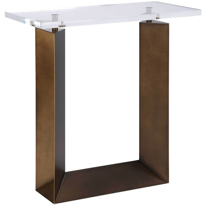 McElroy Modern Bronze Side Table