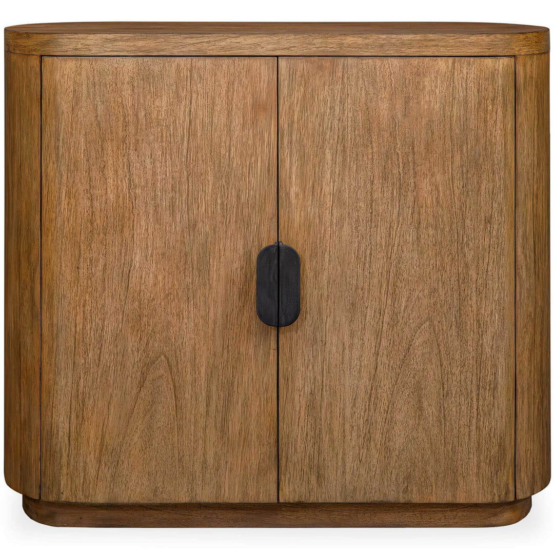 Newell 2 Door Storage Cabinet - Natural Wood