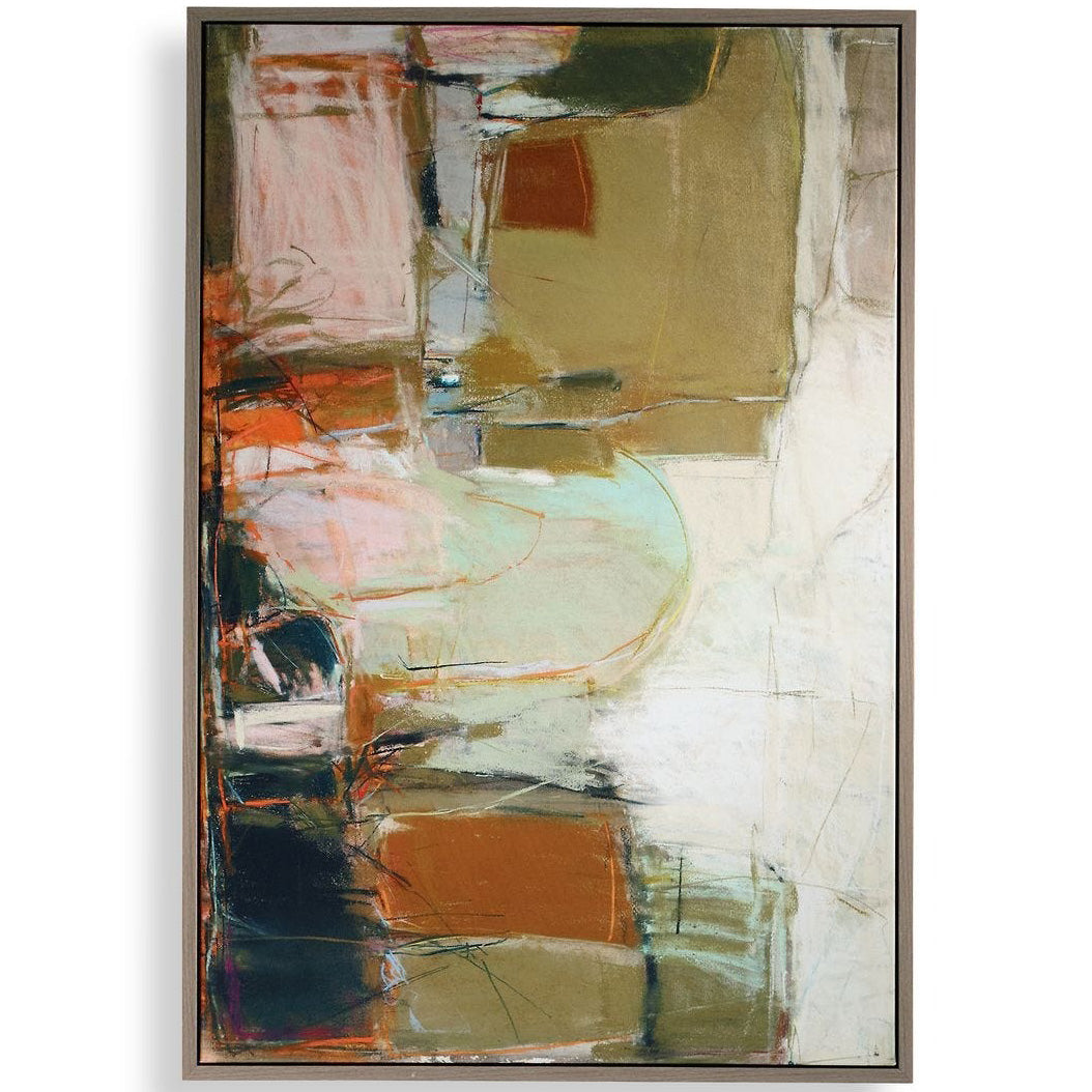 Palace Walls Framed Abstract Art