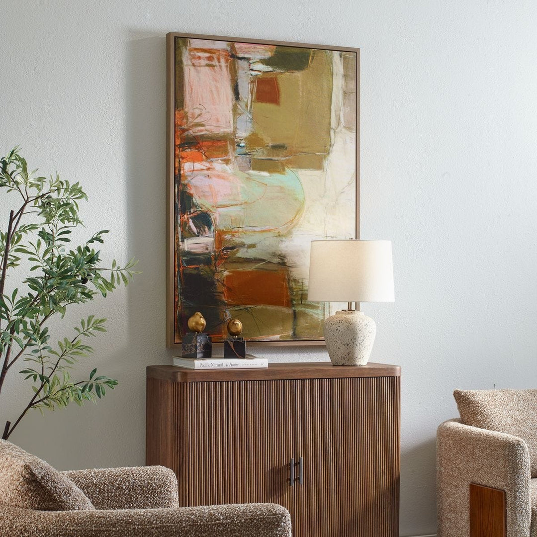Palace Walls Framed Abstract Art