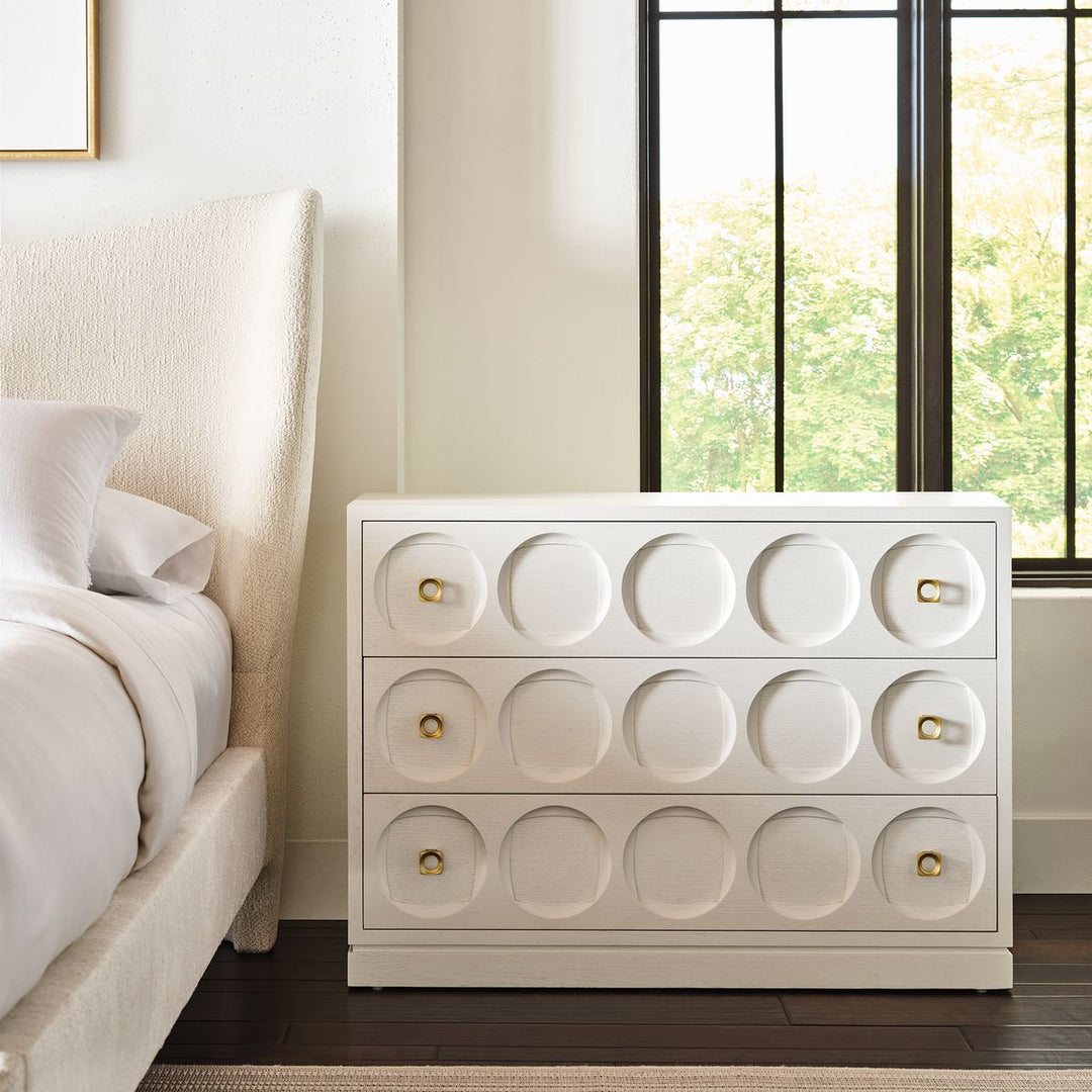 Roundabout 3 Drawer Chest - White