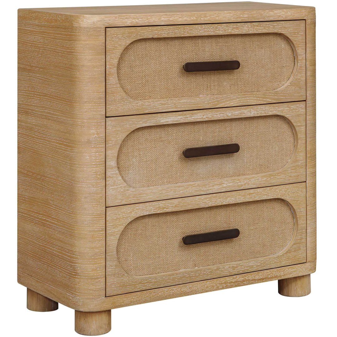 Scottie 3 Drawer Chest of Drawers - Natural Oak