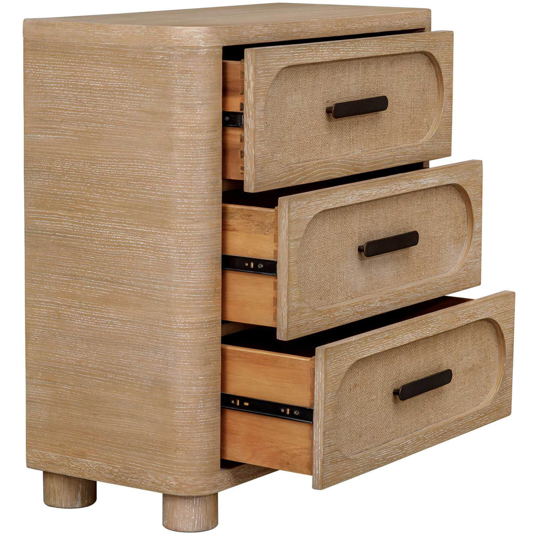 Scottie 3 Drawer Chest of Drawers - Natural Oak