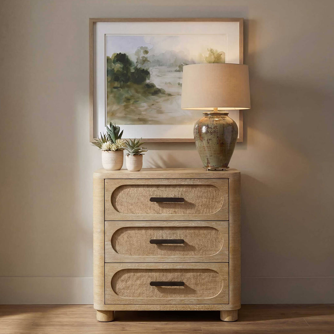 Scottie 3 Drawer Chest of Drawers - Natural Oak