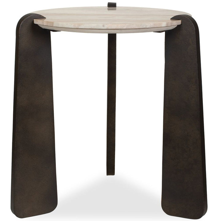 Talud Modern Side Table - Marble