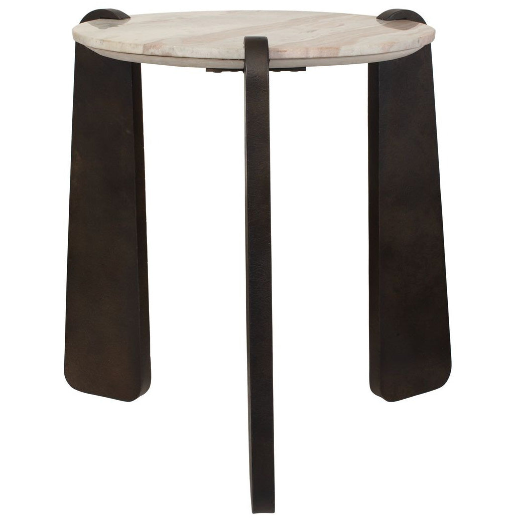 Talud Modern Side Table - Marble