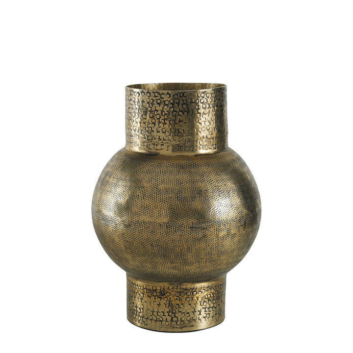 Halo Hammered Vase