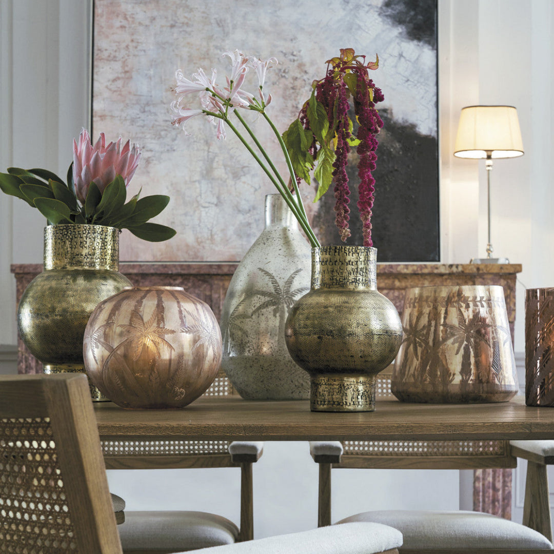 Halo Hammered Vase