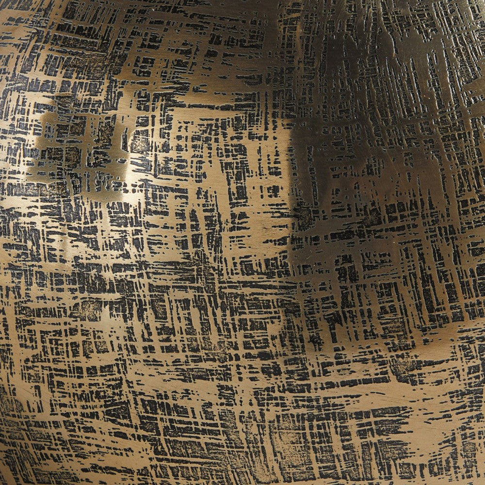 Delano Round Vase - Brass