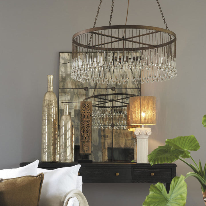 Vendome Glass Drop Pendant Light