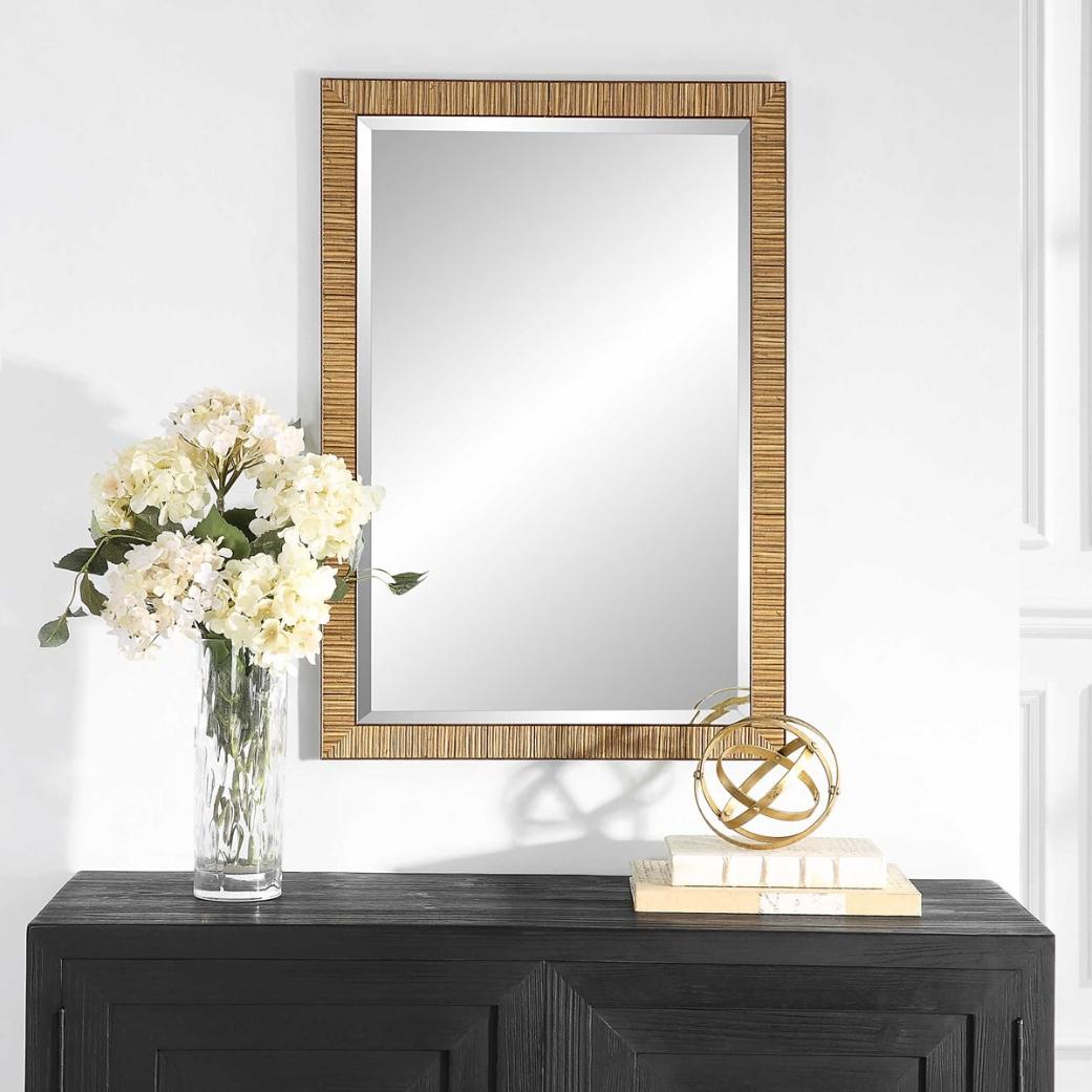 Indiana Rattan Rectangle Mirror Keiichi 3