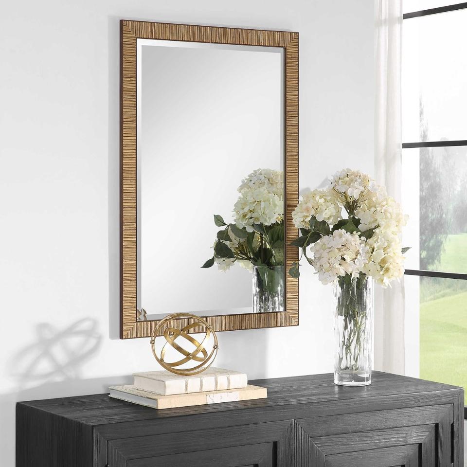 Indiana Rattan Rectangle Mirror Keiichi 4