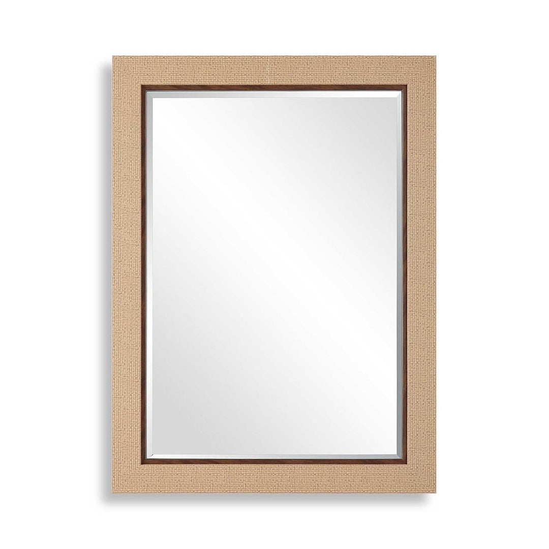 Natural Woven Rectangular Mirror Keiichi 1