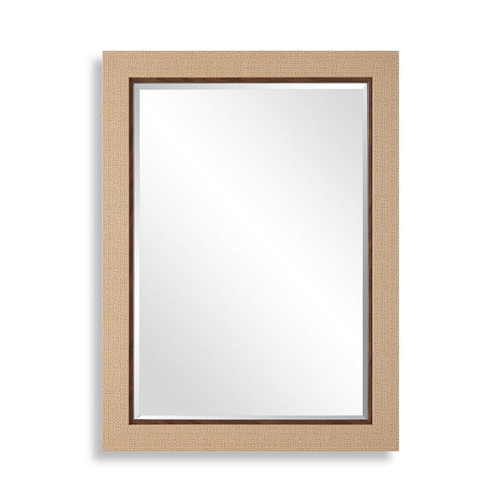 Natural Woven Rectangular Mirror Keiichi 1