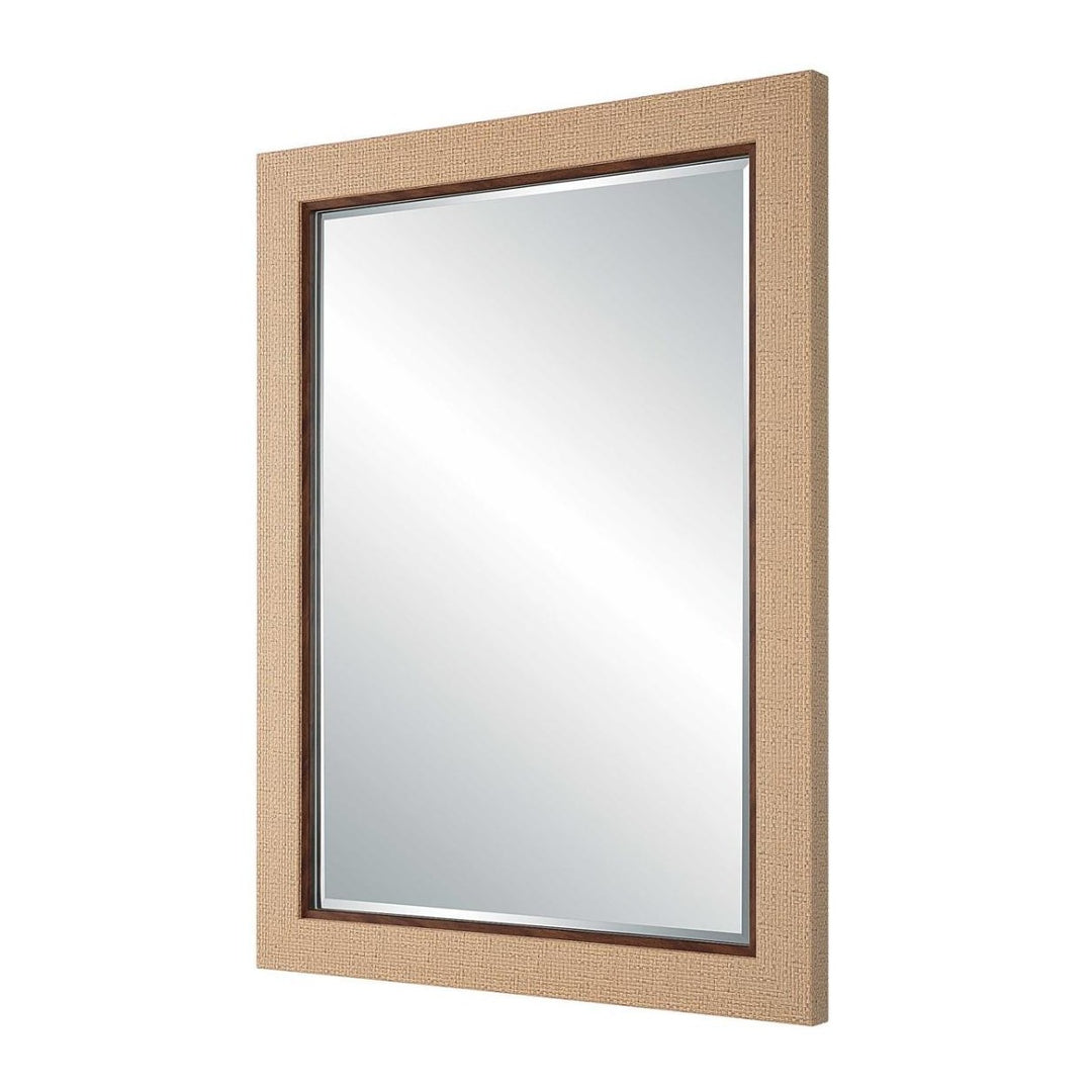 Natural Woven Rectangular Mirror Keiichi 4