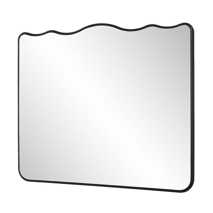 Grace Scalloped Mirror - Black Keiichi 4