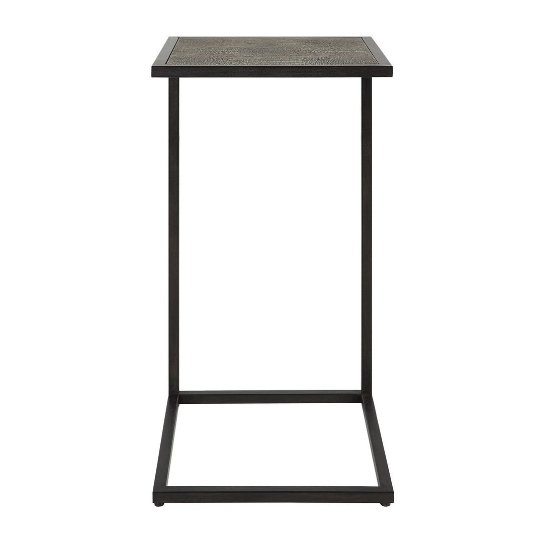 Shagreen Top Side Table - Grey Keiichi 3