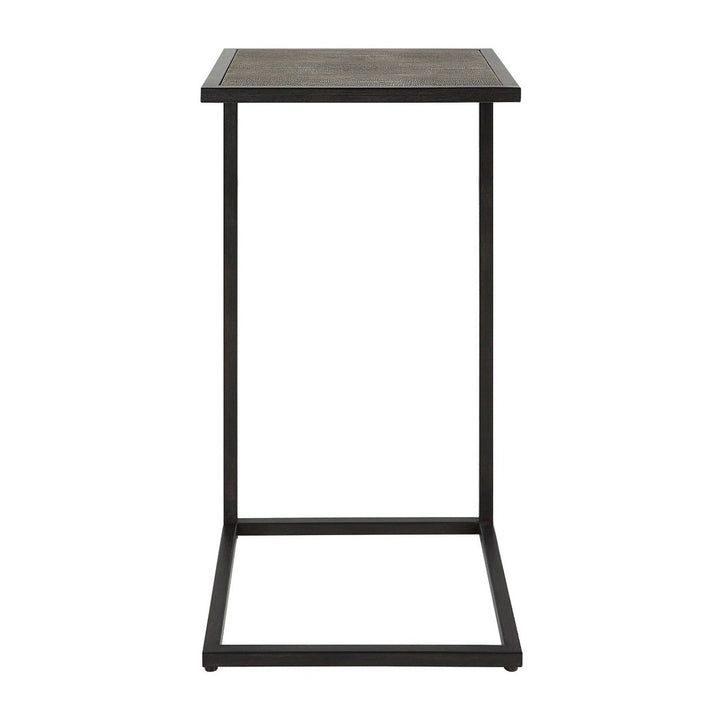Shagreen Top Side Table - Grey Keiichi 3