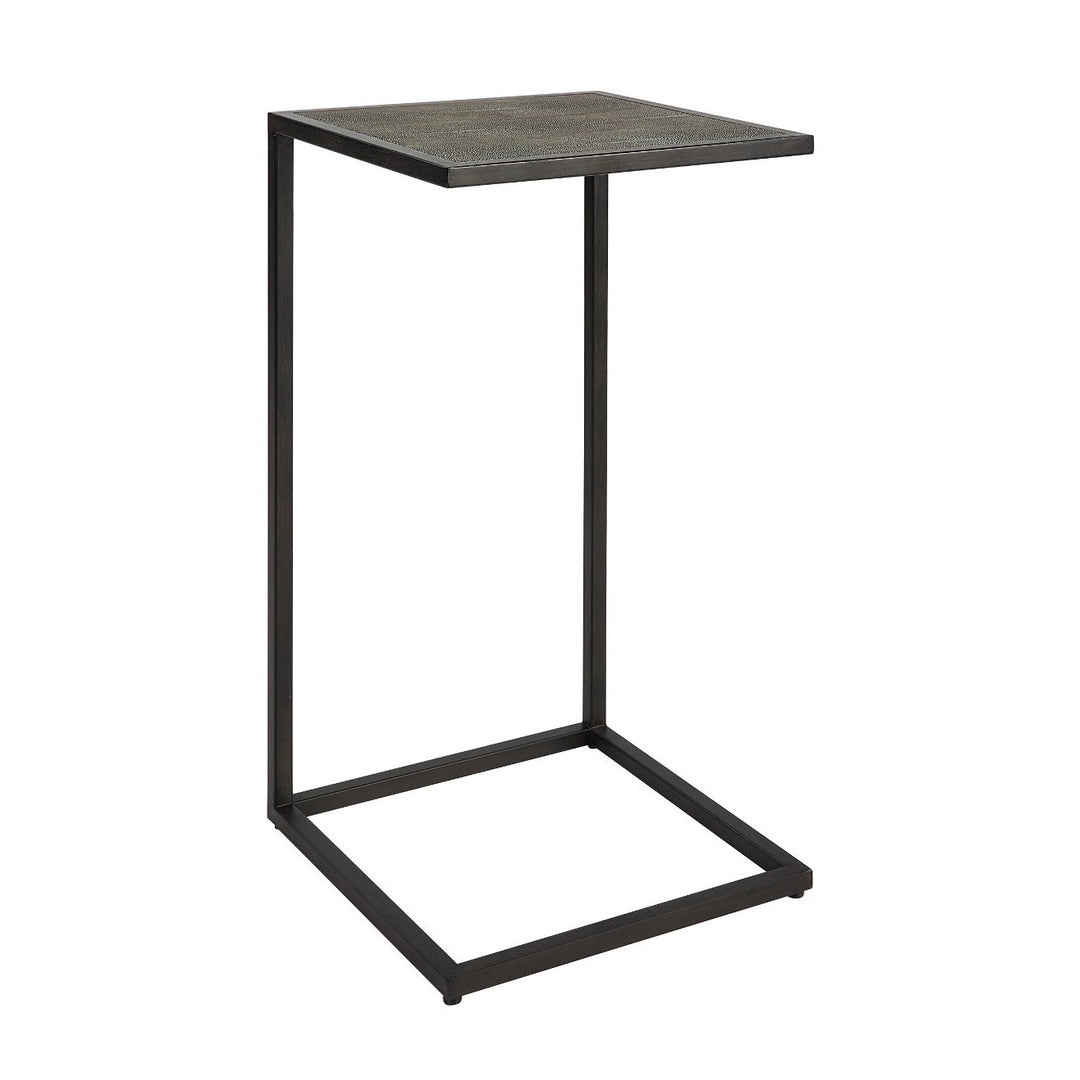 Shagreen Top Side Table - Grey Keiichi 2