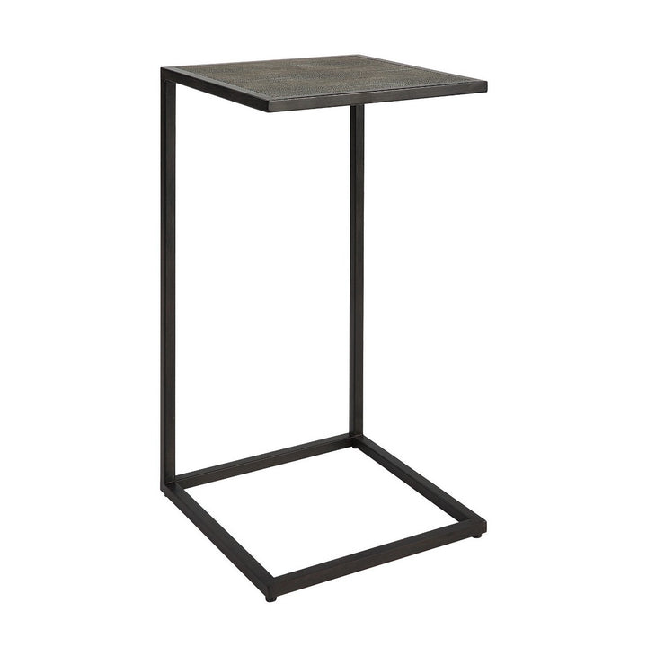 Shagreen Top Side Table - Grey Keiichi 2
