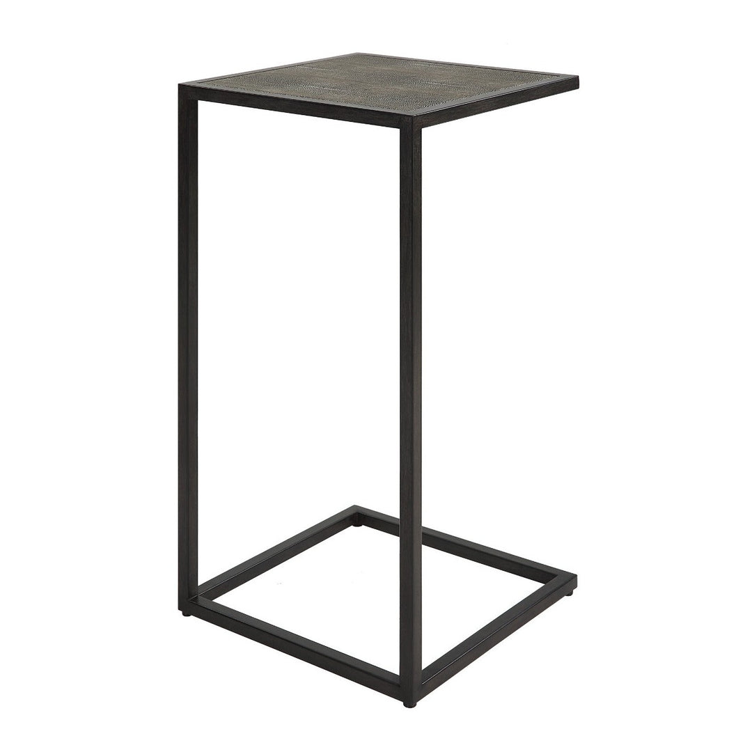 Shagreen Top Side Table - Grey Keiichi 5