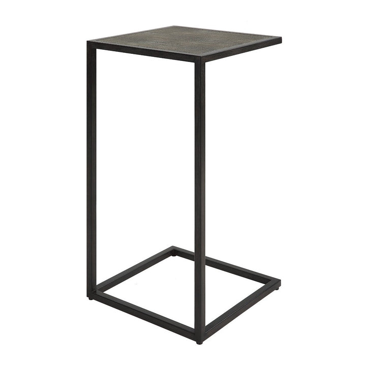 Shagreen Top Side Table - Grey Keiichi 5