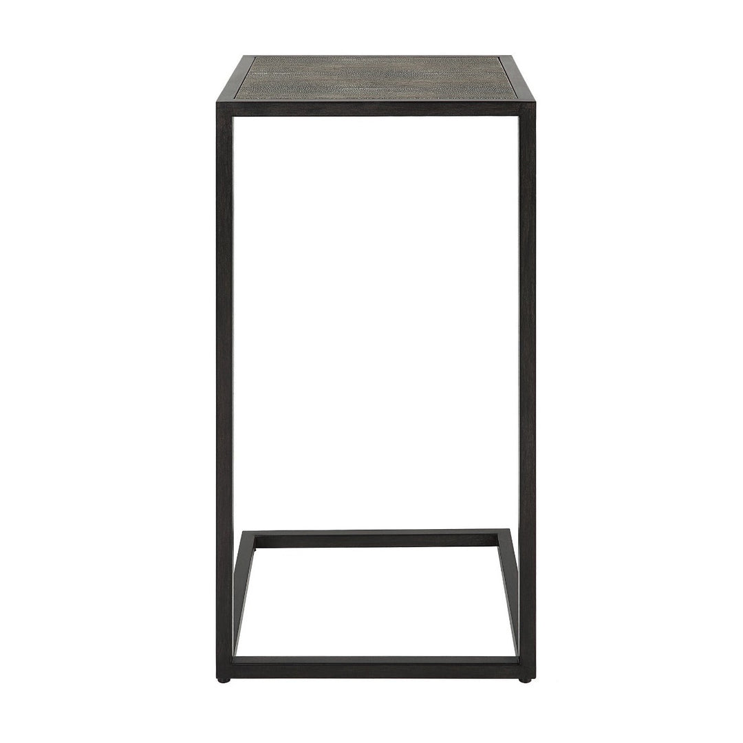 Shagreen Top Side Table - Grey Keiichi 4