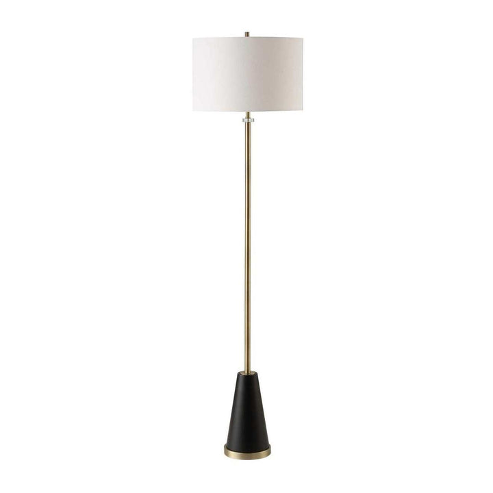Stuart Floor Lamp - Black & Brass Keiichi 4