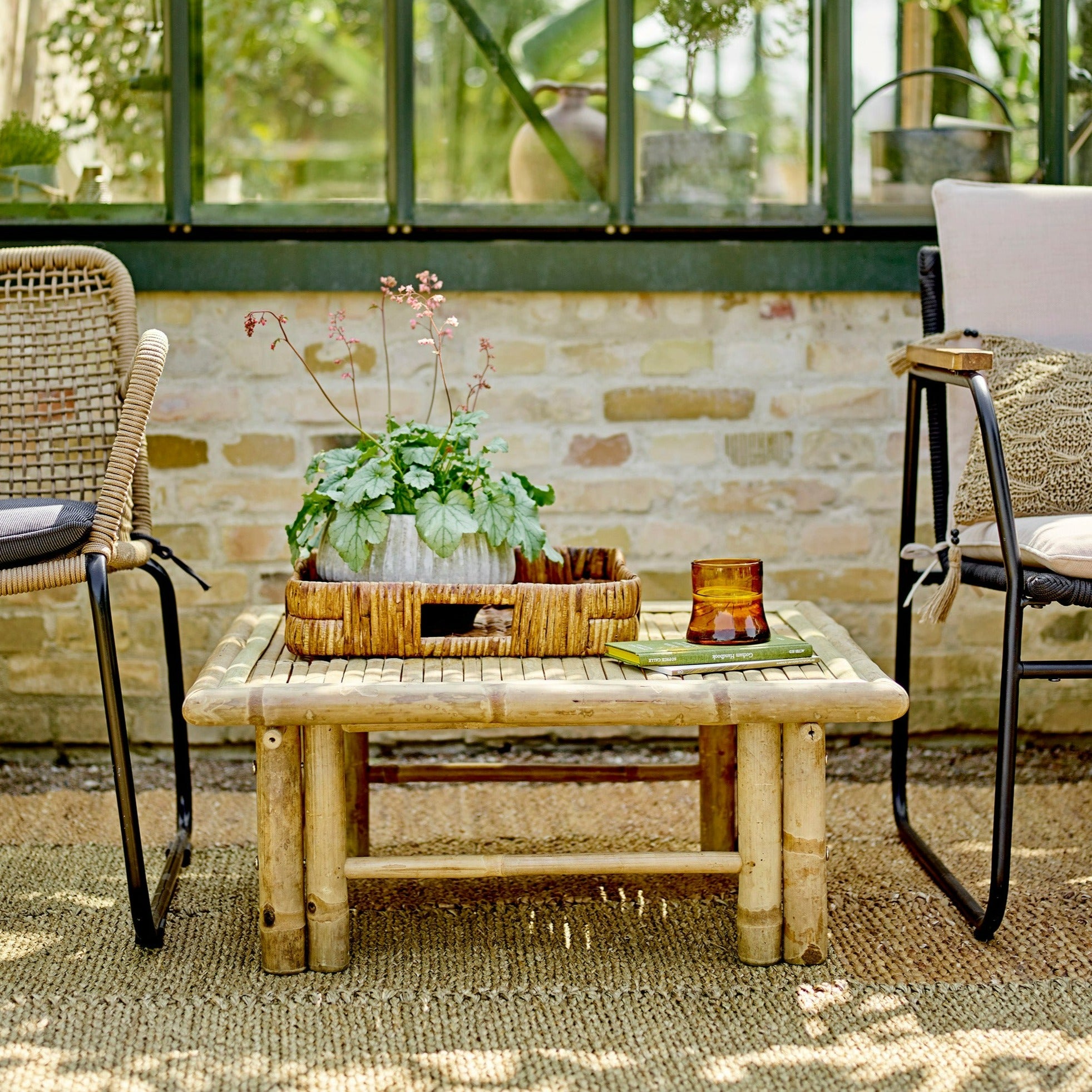 Bloomingville Outdoor Korfu Bamboo Coffee Table in Natural