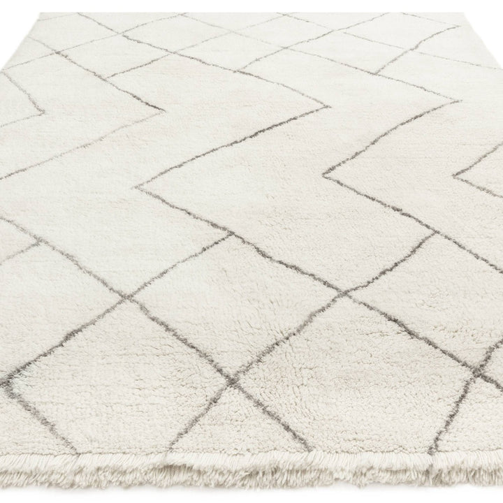 Azera Rhombus Rug - Cream