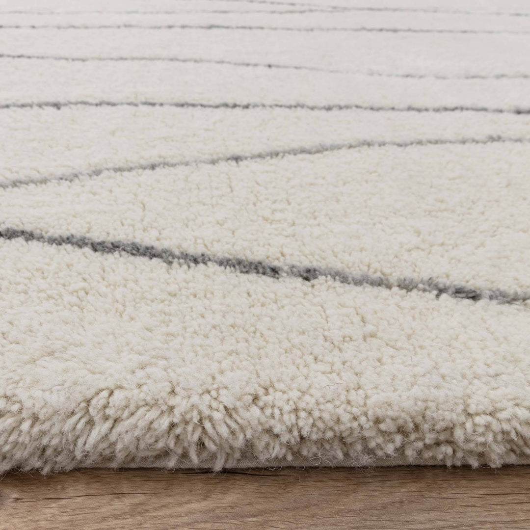 Azera Rhombus Rug - Cream