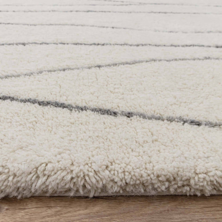 Azera Rhombus Rug - Cream