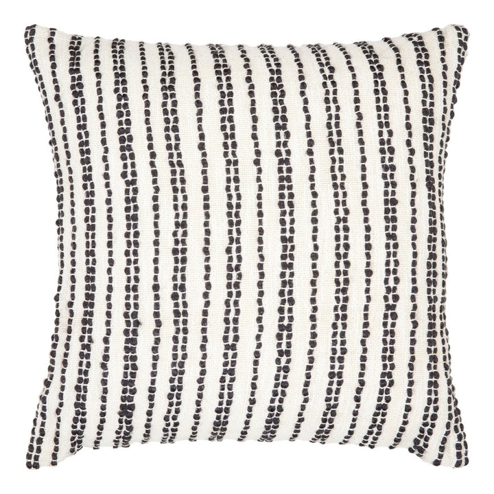 Weaver Woven Cushion 51x51cm - Black & White Keiichi 1