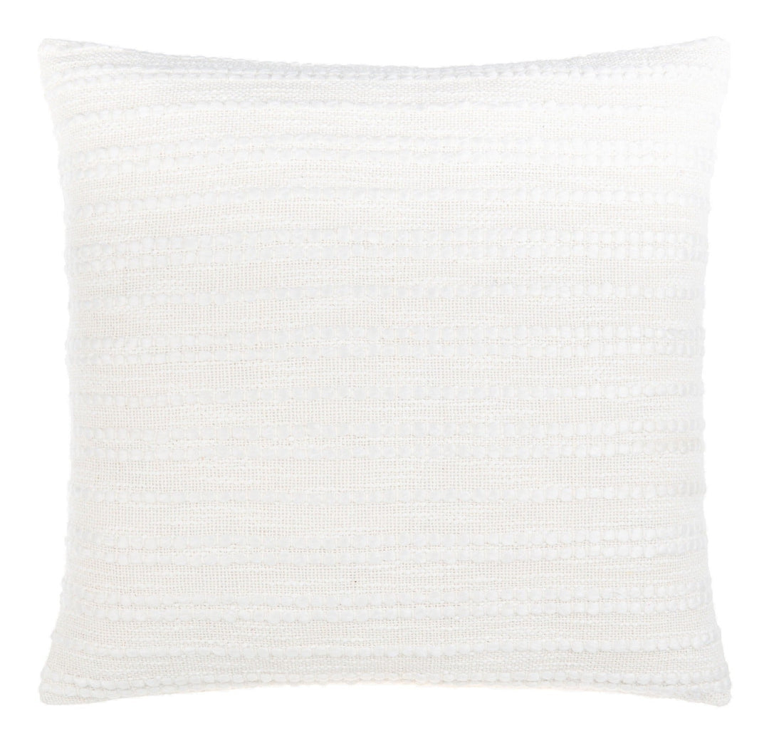Weaver Woven Cushion 51x51cm - White Keiichi 1