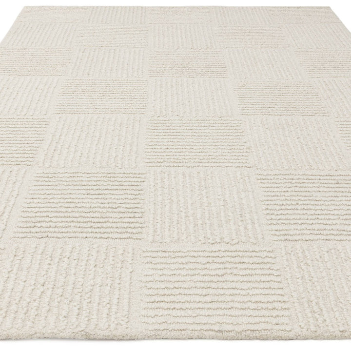 Zenith Grid Rug - Cream