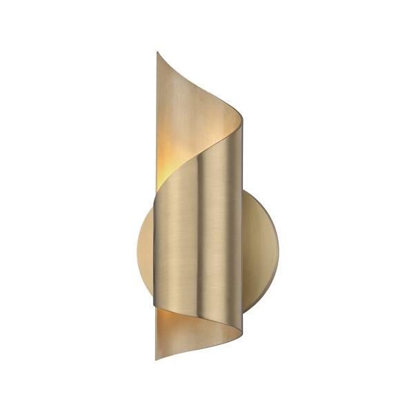 Evie 1 Light Wall Sconce - Aged Brass Hudson Valley Lighting 1