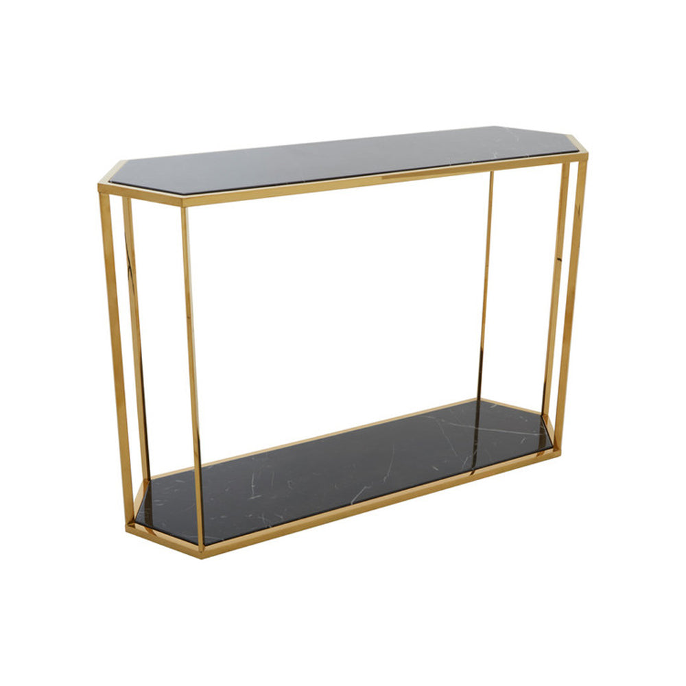  Premier-Olivia's Luxe Collection - Piper Gold Console Table-Gold 997 
