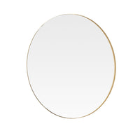 Olivia's Tuvalu Round Wall Mirror in Gold