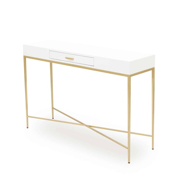 DI Designs Berkeley Console Table - White