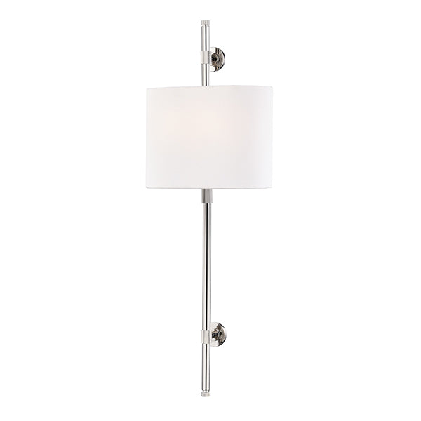 Hudson Valley Lighting Bowery 2 Light Wall Sconce - Polished Nickel