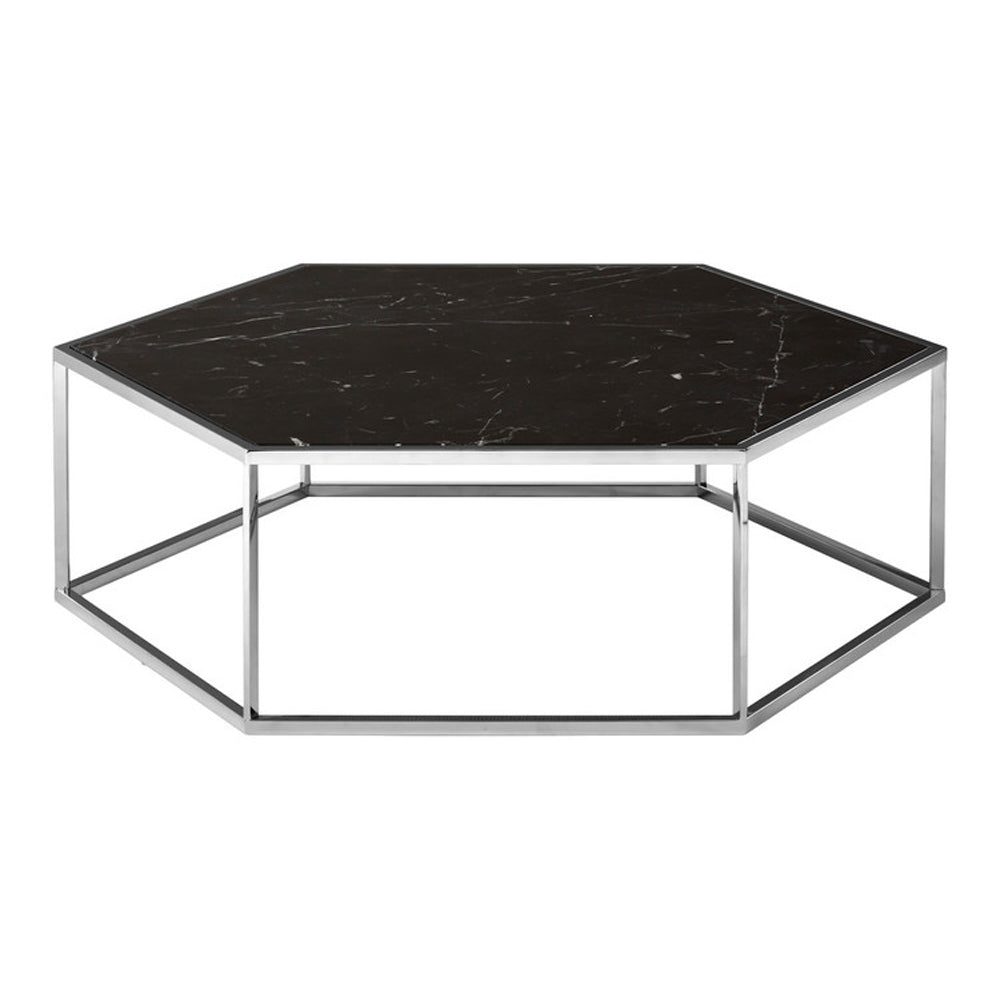 Piper Hexagon Coffee Table - Silver Premier 1